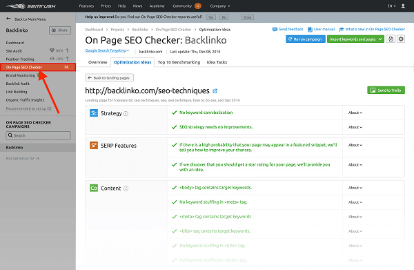 Cách kiểm tra backlinks bằng SEMrush