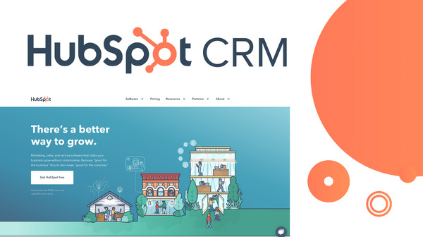 Giao diện chính của phần mềm Hubspot CRM