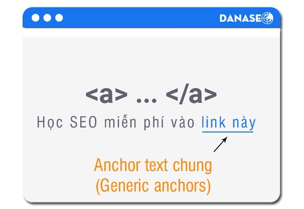 Anchor text chung chung
