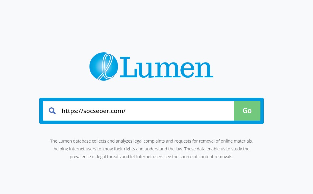 Nhập domain vào tìm kiếm để kiểm tra xem website có bị DMCA hay không?