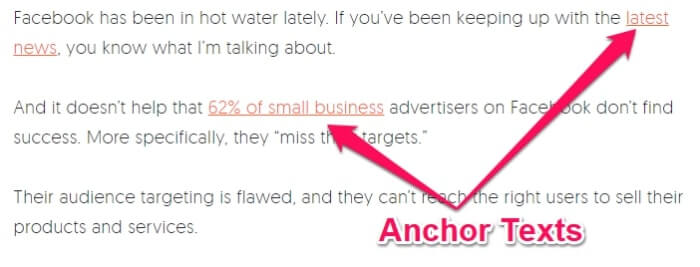 Đặt backlink theo Anchor Text