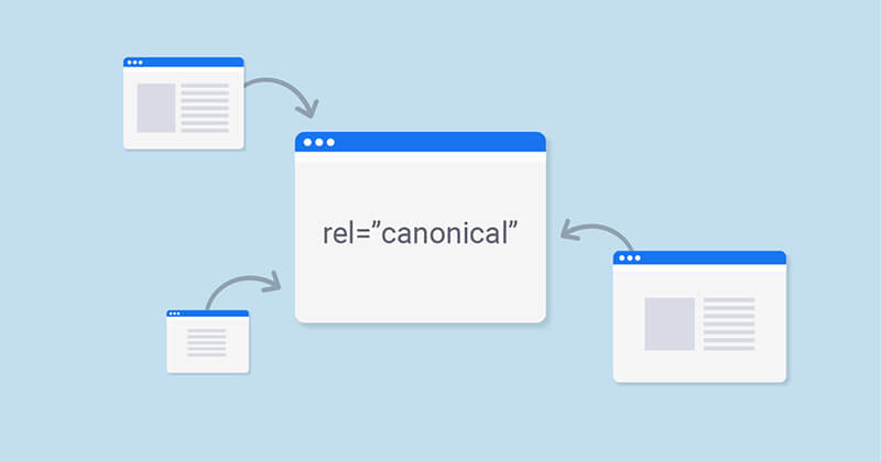 Thẻ canonical là thuộc tính nằm trong mã HTML
