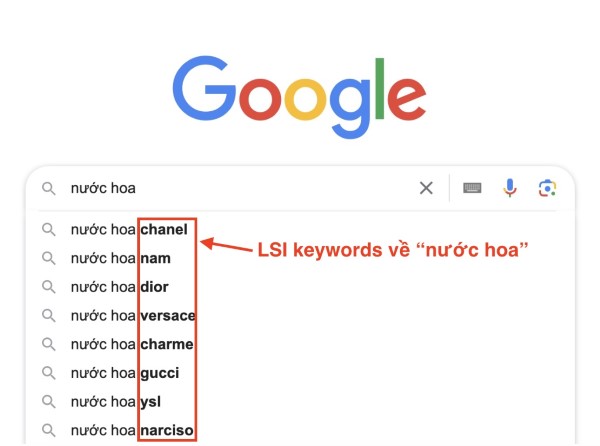 Các vị trí phù hợp để đặt LSI Keyword là gì?