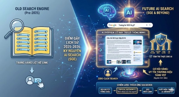 Tương lai của Search Engine: Kỷ nguyên AI Search (SGE) Tương lai của Search Engine: Kỷ nguyên AI Search (SGE)