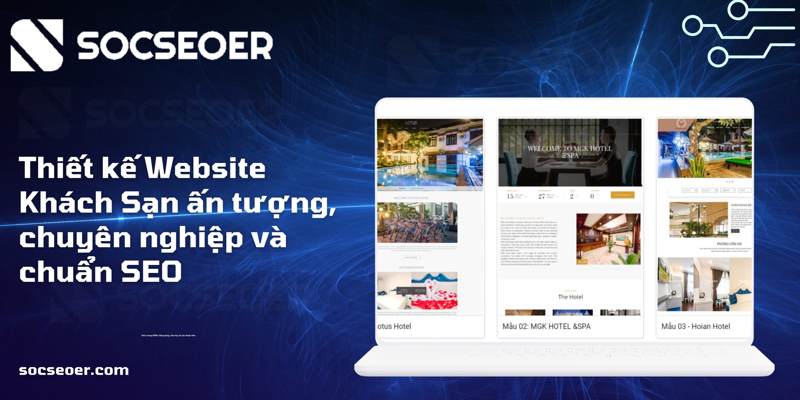thiết kế website khách sạn