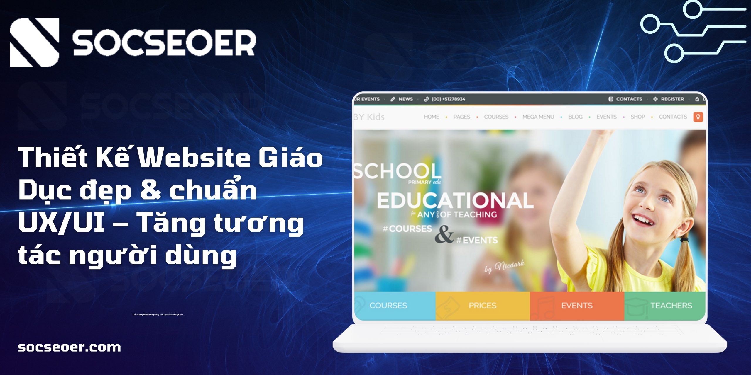 Thiết kế website giáo dục