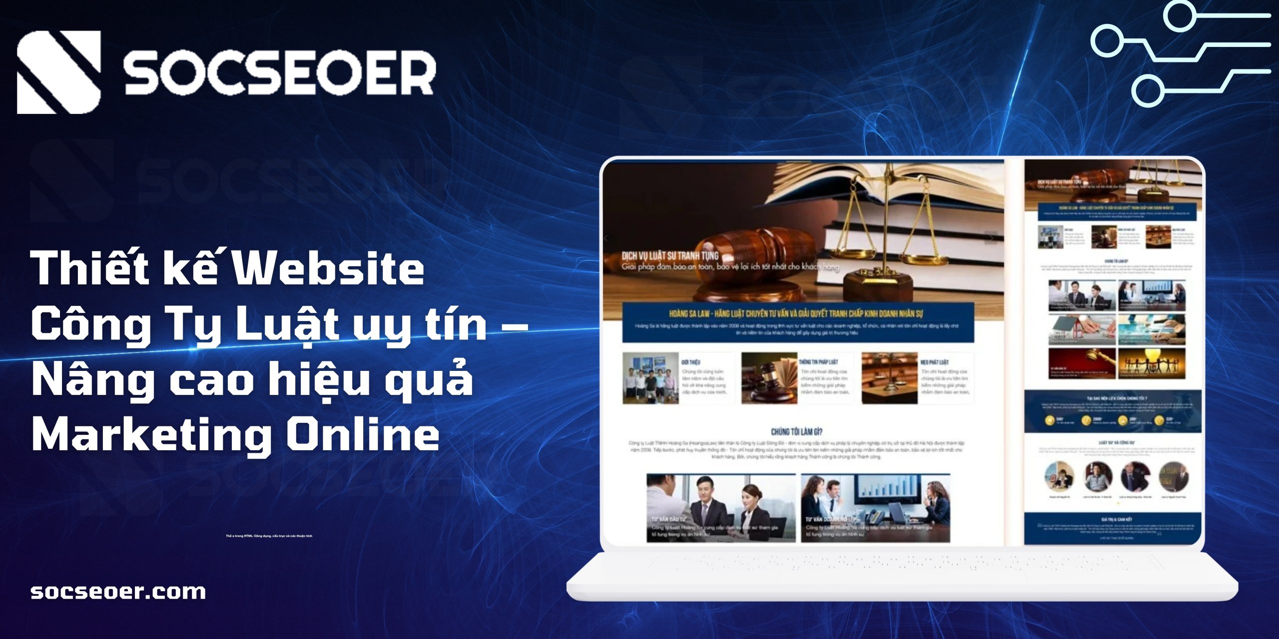 Thiết kế website công ty luật