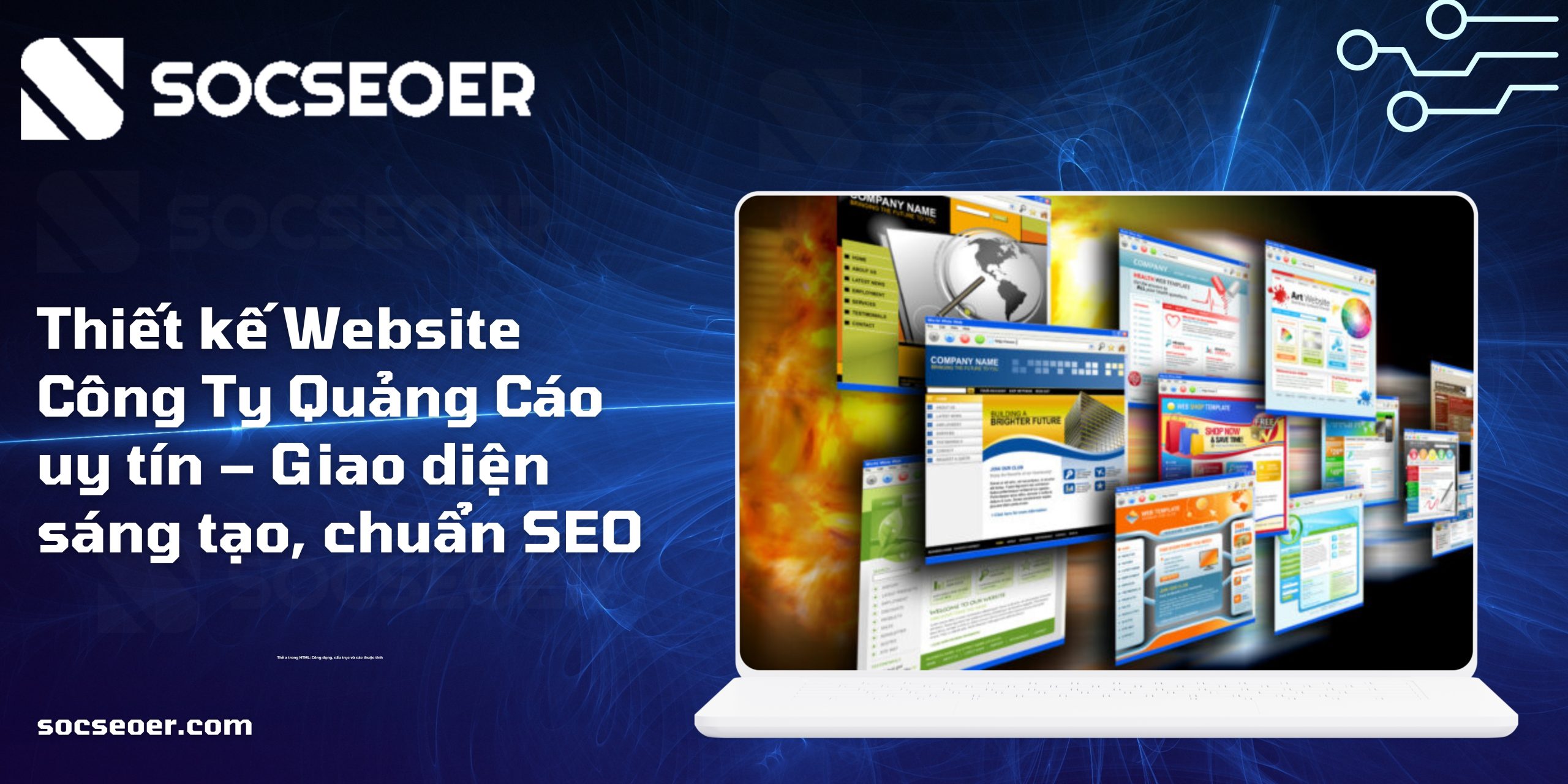 thiết kế website quảng cáo