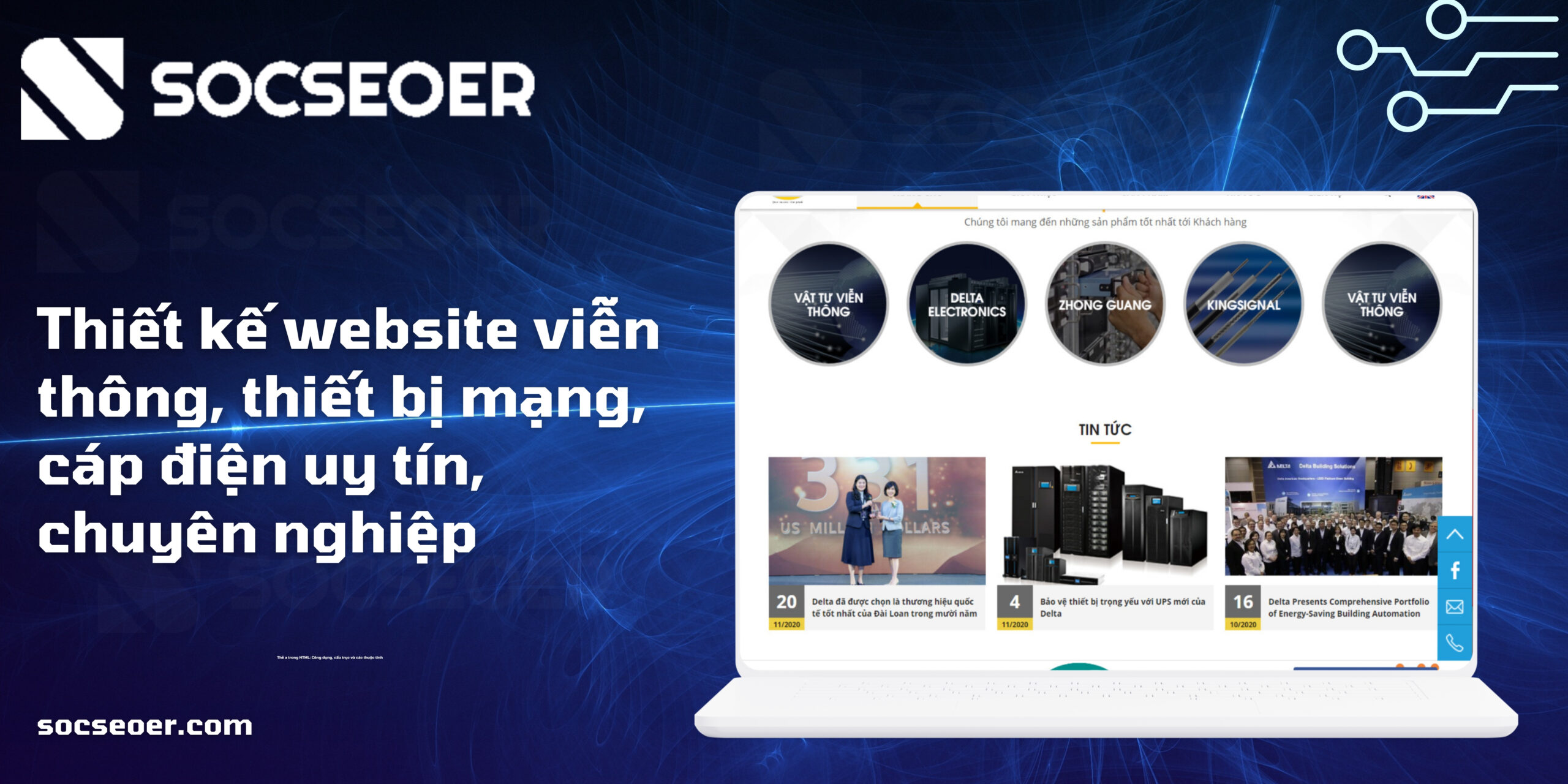 Thiết kế website viễn thông
