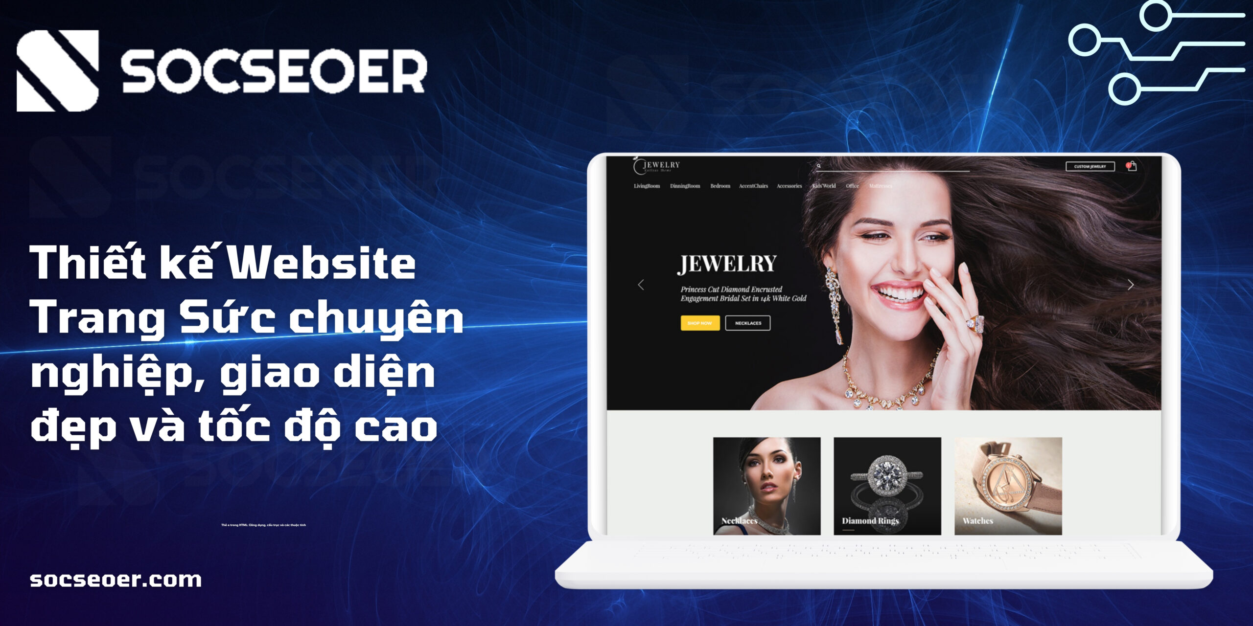 Thiết kế Website Trang Sức
