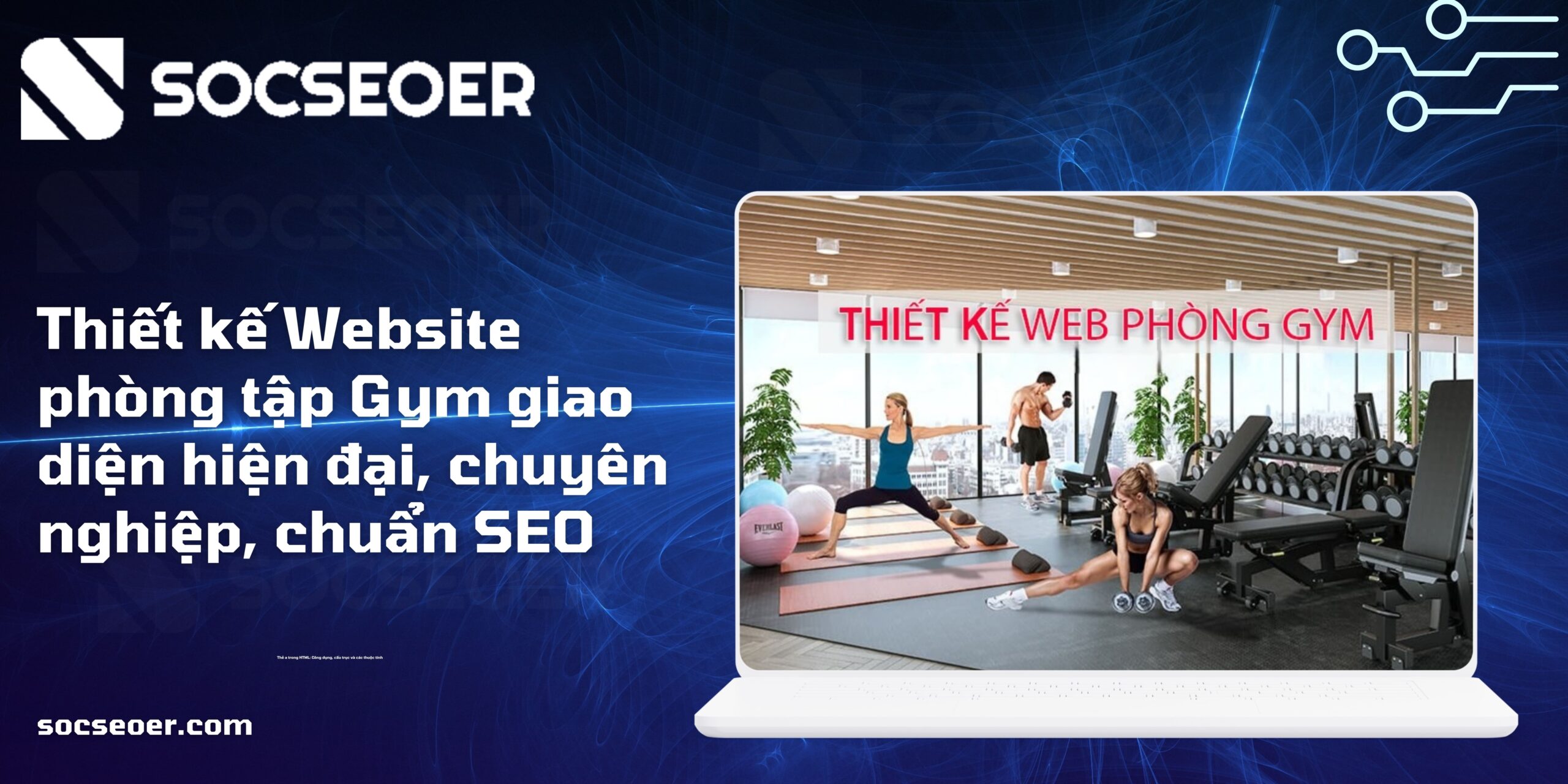 Thiết kế Website phòng tập Gym giao diện hiện đại, chuyên nghiệp