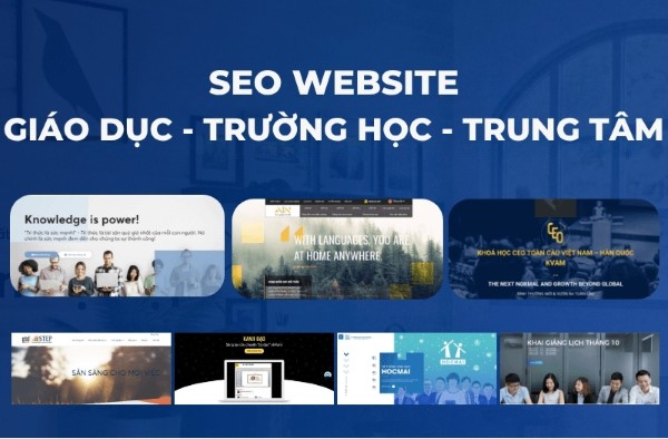 Đối tượng phù hợp với dịch vụ SEO website trường học, trung tâm 
