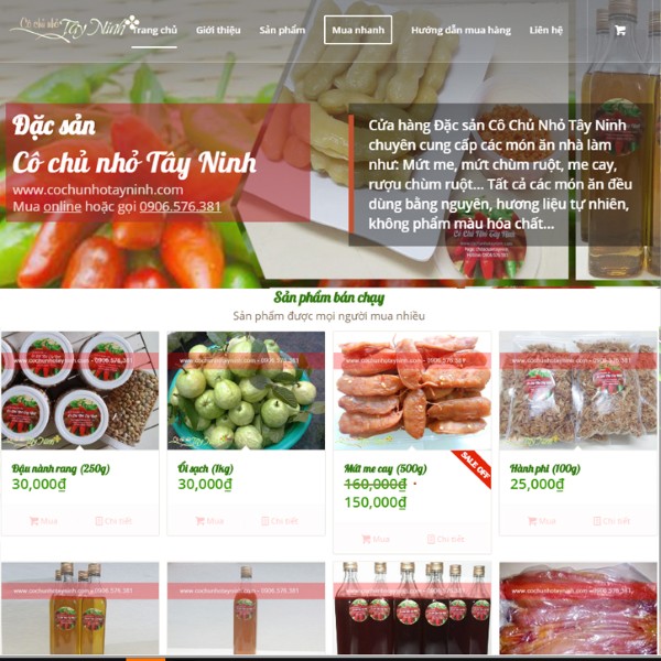 Lợi ích khi sở hữu website bán đặc sản chuyên nghiệp