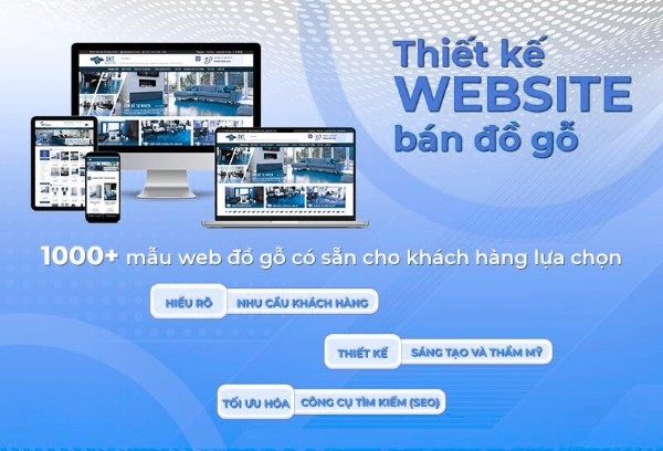 Dịch vụ thiết kế website bán đồ gỗ tại Socseoer
