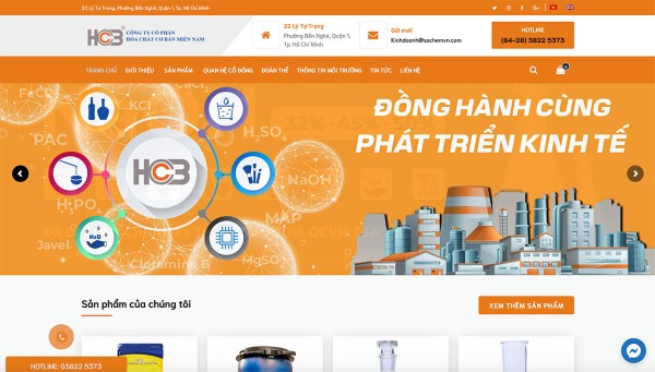 Lợi ích khi thiết kế website bán hóa chất mang lại cho doanh nghiệp