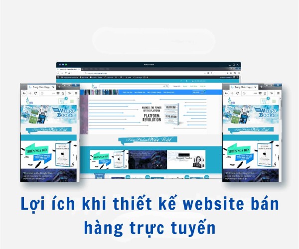 Lợi ích khi thiết kế website bán hàng trực tuyến