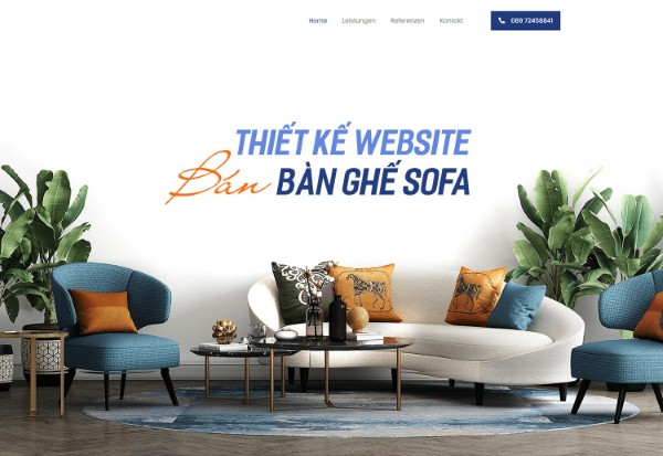 Thiết kế website bán bàn ghế sofa chuyên nghiệp – Nâng tầm thương hiệu, bứt phá doanh thu