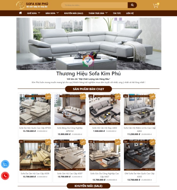 Tầm quan trọng của thiết kế website bán sofa trong kinh doanh hiện đại