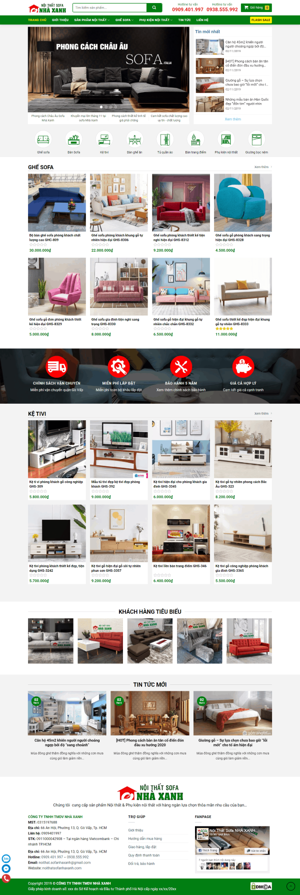 Những tính năng quan trọng cần có cho website bán sofa chuyên nghiệp