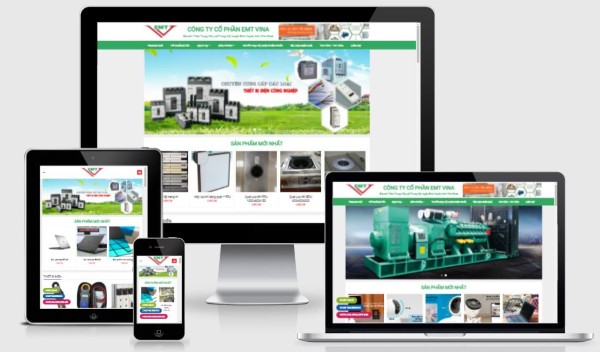 Thiết kế Website bán thiết bị công nghệ tương thích hoàn toàn với thiết bị di động