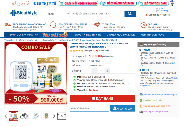 Tích hợp giỏ hàng và thanh toán trực tuyến