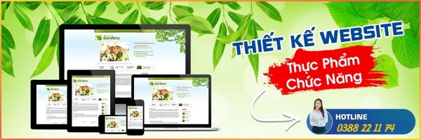 Thiết kế website bán thực phẩm chức năng đẹp, uy tín, chuẩn SEO