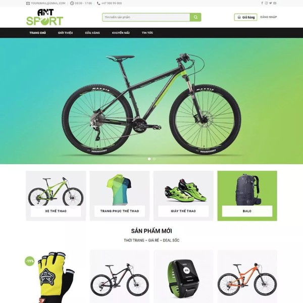 Những lợi ích mà thiết kế website bán xe đạp mang lại