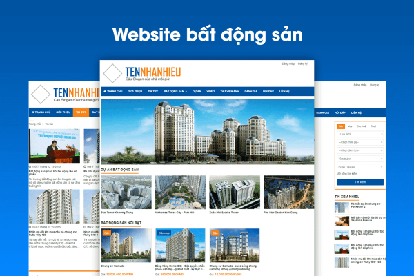 Website sàn bất động sản