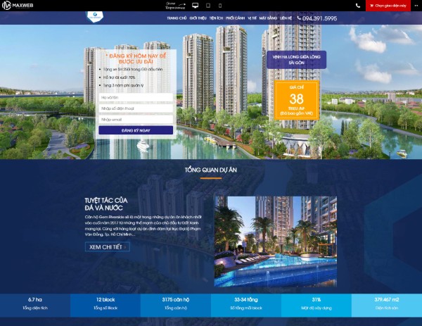 Trang chủ Website bất động sản