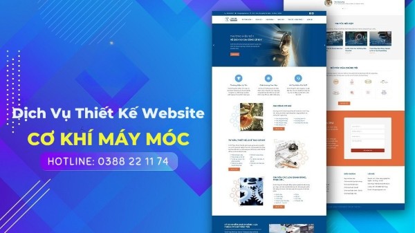 Dịch vụ thiết kế Website Cơ Khí – Tối ưu trải nghiệm & Tăng doanh số