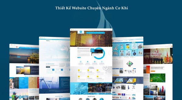 Mẫu giao diện & xu hướng thiết kế website cơ khí hiện đại