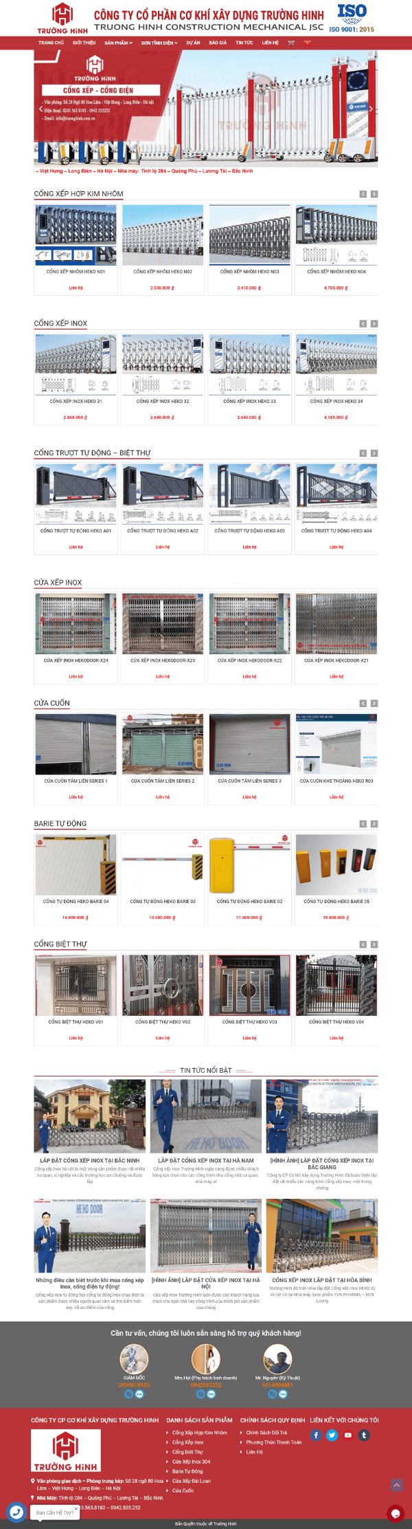 Dịch vụ thiết kế Website Cơ Khí – Tối ưu trải nghiệm & Tăng doanh số