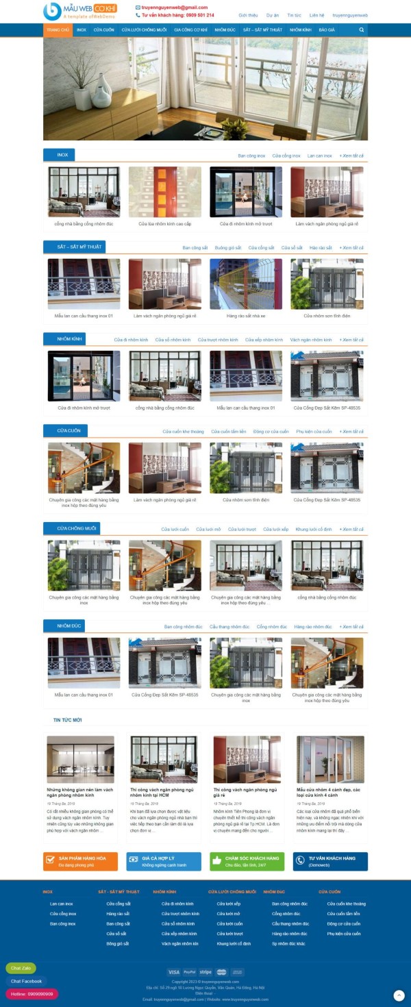 Dịch vụ thiết kế Website Cơ Khí – Tối ưu trải nghiệm & Tăng doanh số