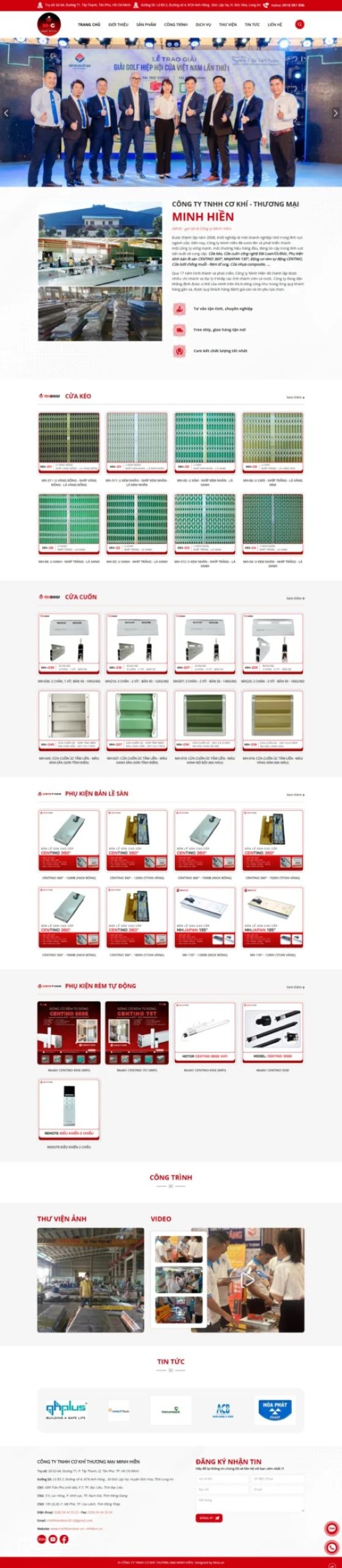 Dịch vụ thiết kế Website Cơ Khí – Tối ưu trải nghiệm & Tăng doanh số