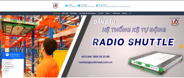 Trang chủ ấn tượng, thể hiện sự chuyên nghiệp