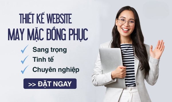 Dịch vụ thiết kế website công ty đồng phục, xưởng may mặc giá rẻ