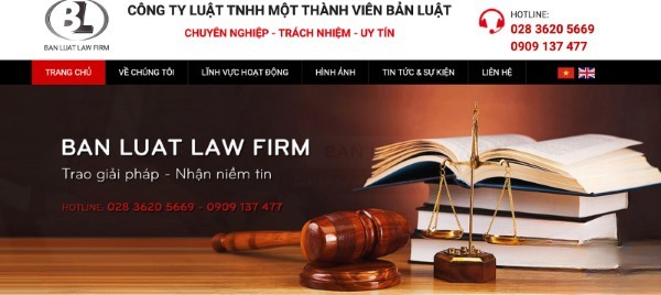 Trang chủ ấn tượng và chuyên nghiệp