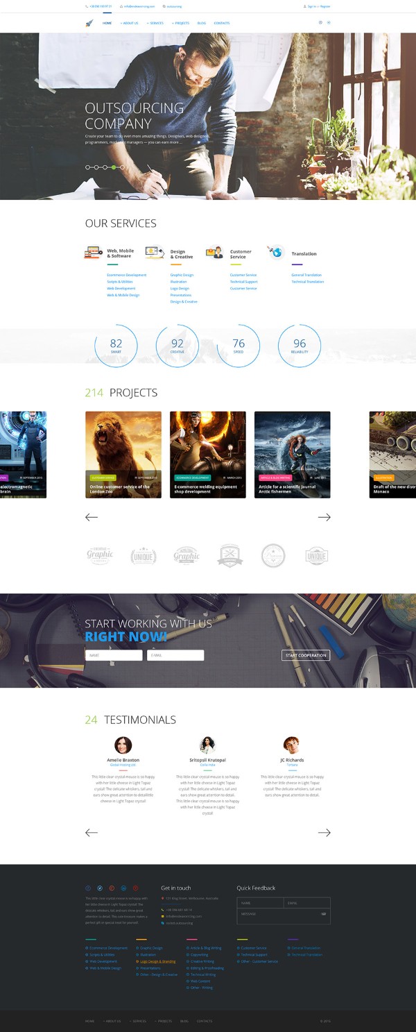 Thiết kế website Công ty Quảng Cáo uy tín – Giao diện sáng tạo, chuẩn SEO