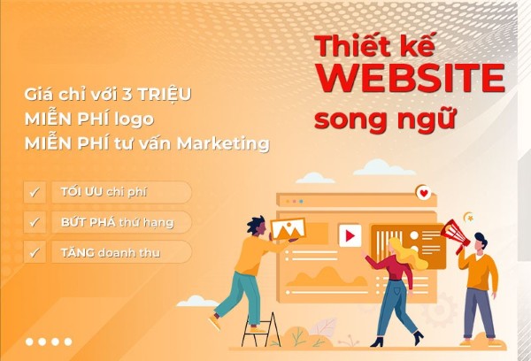 Thiết kế Website đa ngôn ngữ chuẩn SEO, giao diện thân thiện