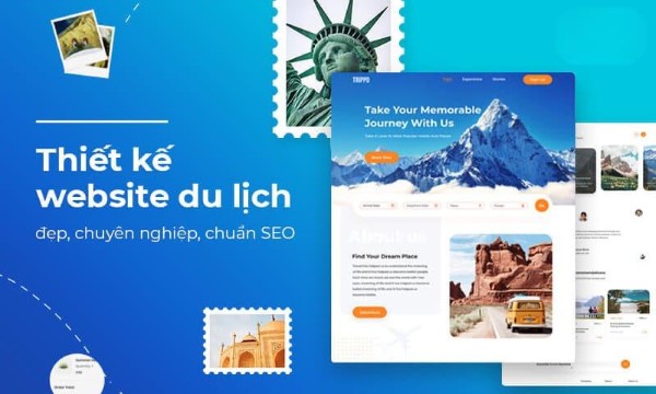 Thiết Kế Website Du Lịch đẹp, giao diện hấp dẫn và chuẩn SEO