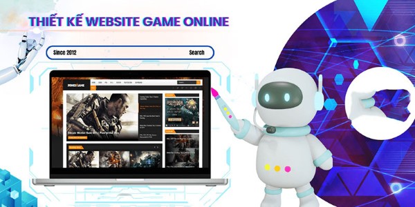 Thiết kế Website Game Online bảo mật, giao diện mượt, chuẩn UI/UX