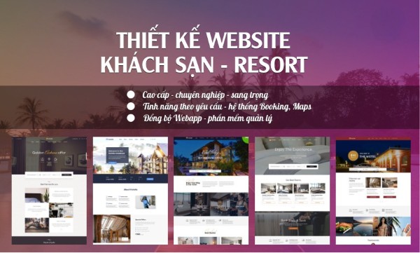 Thiết kế website khách sạn ấn tượng, chuyên nghiệp và chuẩn SEO