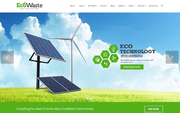 Website giới thiệu công ty năng lượng Mặt Trời