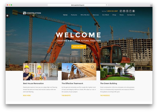 Trang chủ ấn tượng – điểm chạm đầu tiên tạo niềm tin