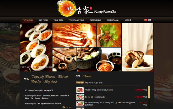 Mục tiêu khi thiết kế website nhà hàng