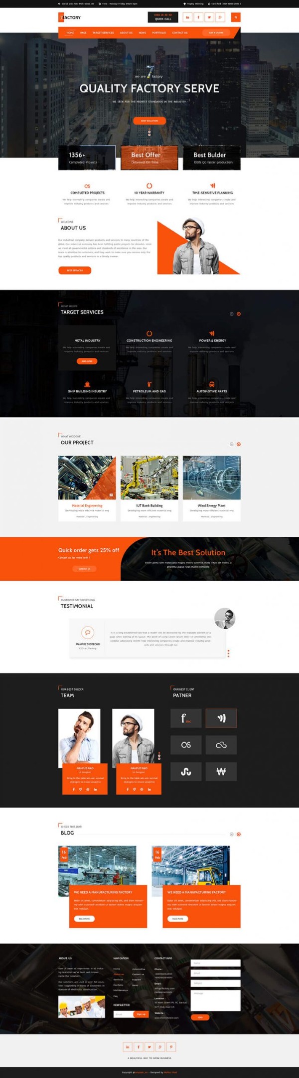 Thiết kế Website nhà máy theo yêu cầu – Phù hợp mọi ngành Công Nghiệp