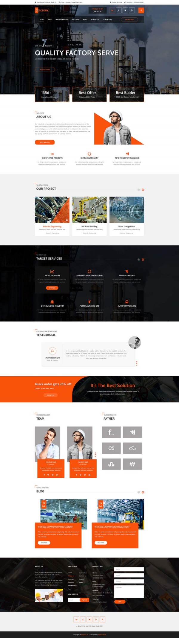 Thiết kế Website nhà máy theo yêu cầu – Phù hợp mọi ngành Công Nghiệp