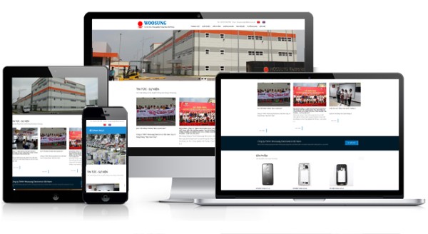 Trang chủ website nhà máy – xí nghiệp – khu công nghiệp chuyên nghiệp, ấn tượng