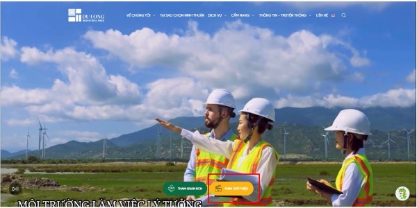 Lồng ghép video giới thiệu doanh nghiệp