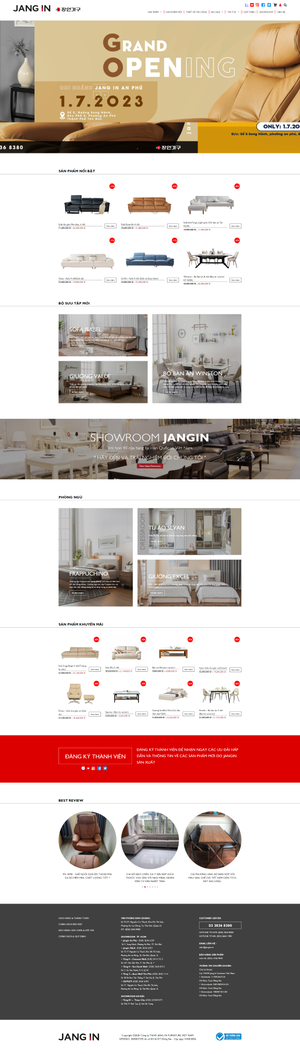 Thiết kế Website nội thất chuyên nghiệp – Giao diện đẹp, chuẩn SEO